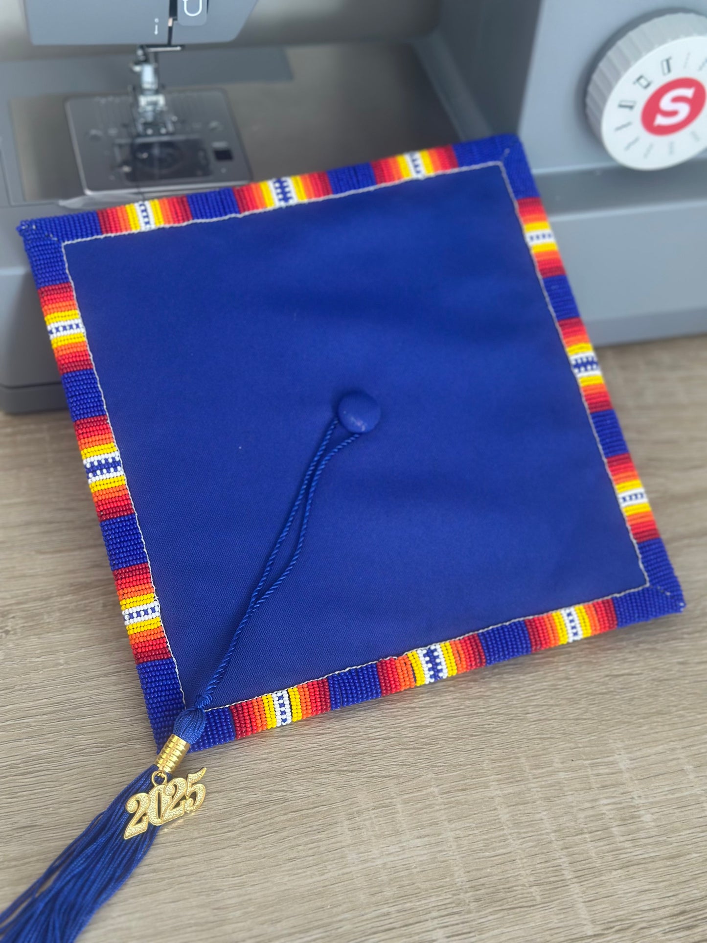 Beaded Graduation Cap