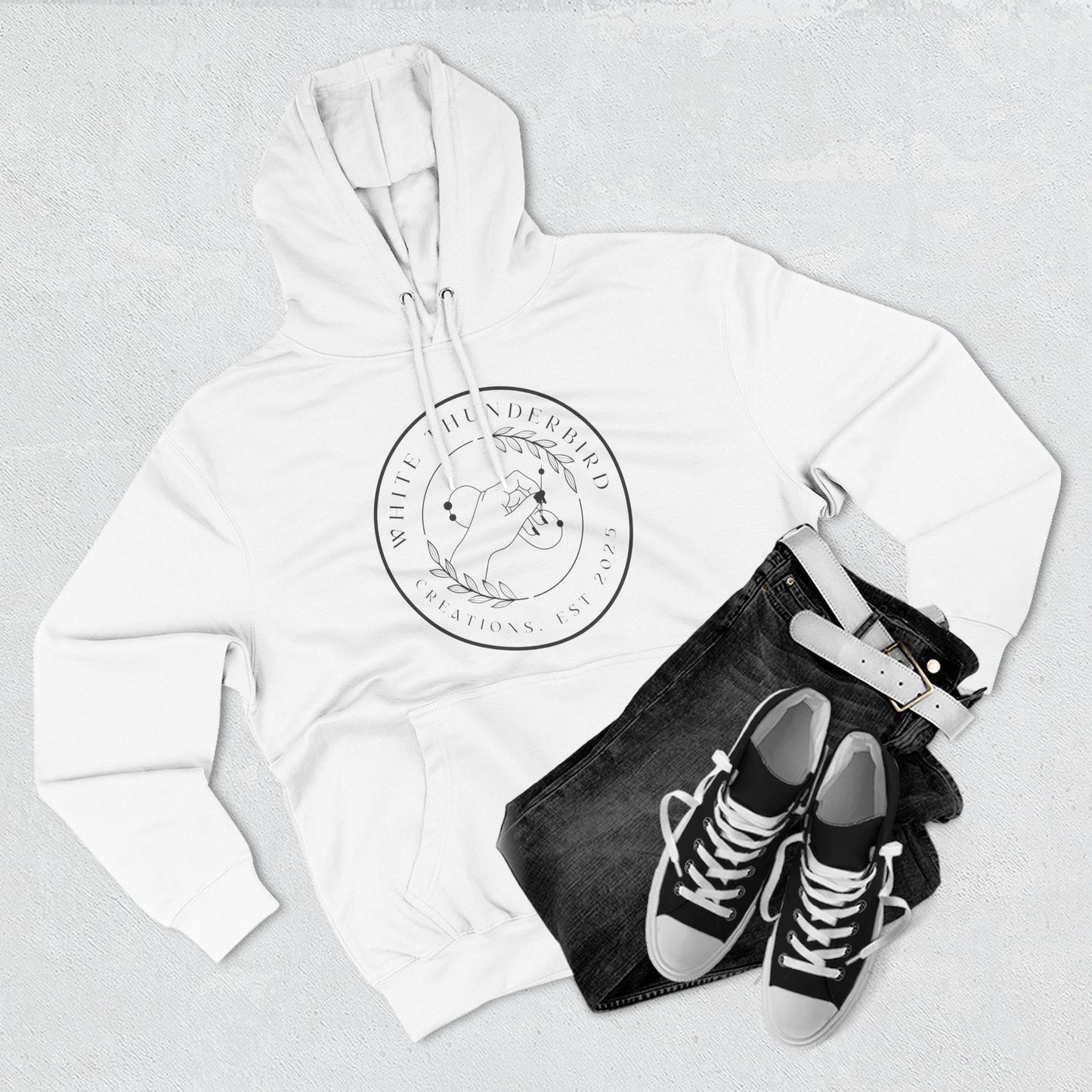 Three-Panel Fleece Hoodie - Cozy Winter Essential