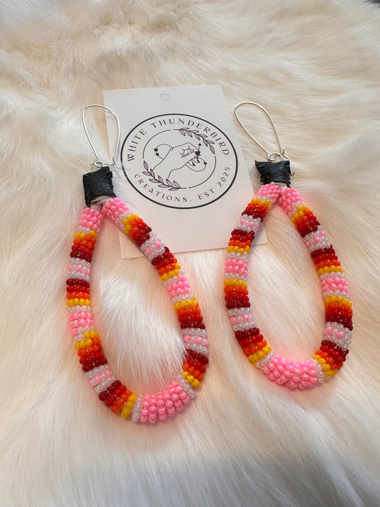 Wrapped Lanyard Earrings