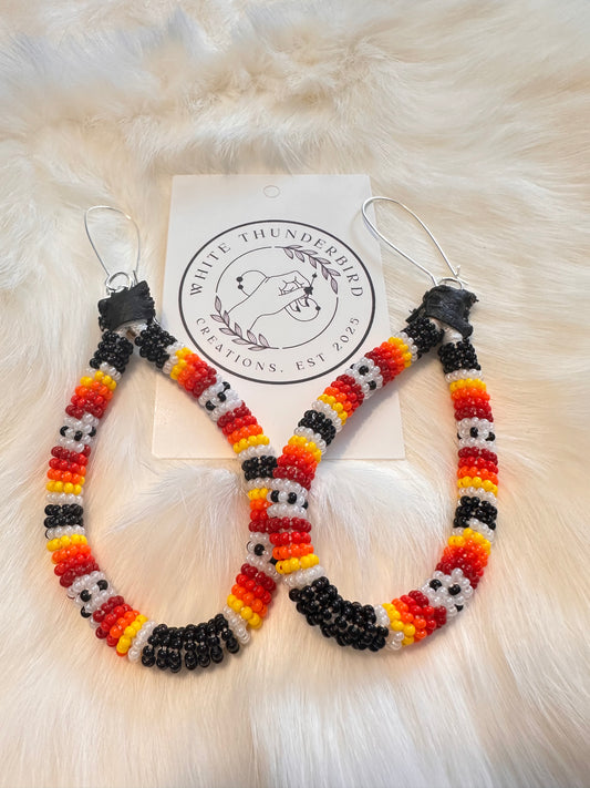Wrapped Lanyard Earrings