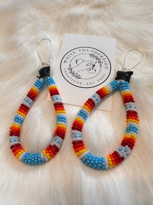Wrapped Lanyard Earrings
