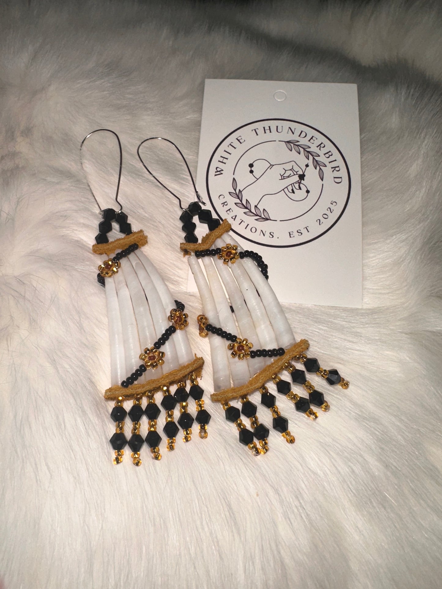 Dentalium Earrings