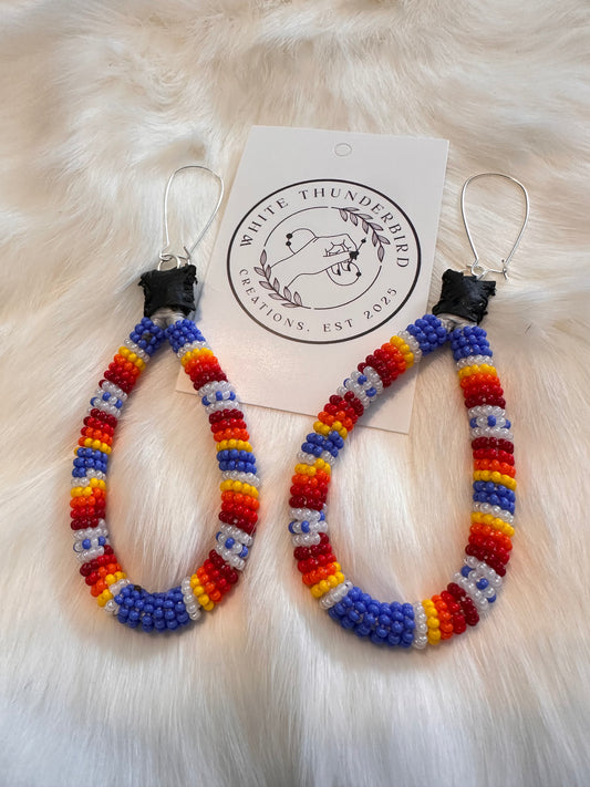 Wrapped Lanyard Earrings
